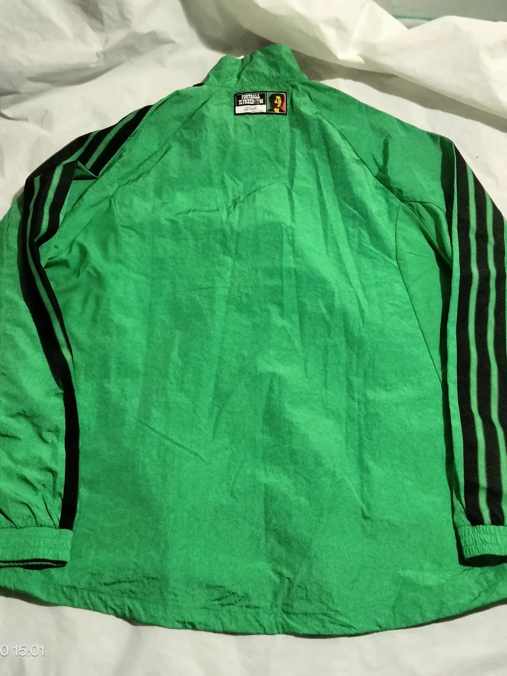 Adidas Jamaica x Bob Marley Home Anthem Jacket Men’s Size XL Vivid Green JV8195